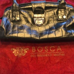 Leather embossed purse